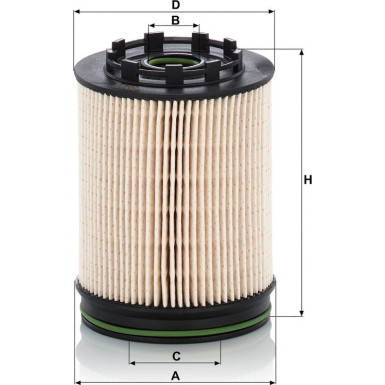 Mann & Hummel Kraftstofffilter PKW FORD Ranger 19 PU 10 023/1 z KIT
