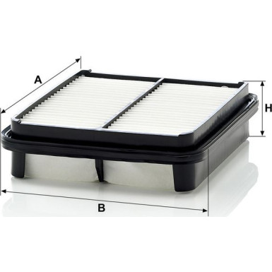 Mann & Hummel Luftfilter PKW SUZUKI C 2337