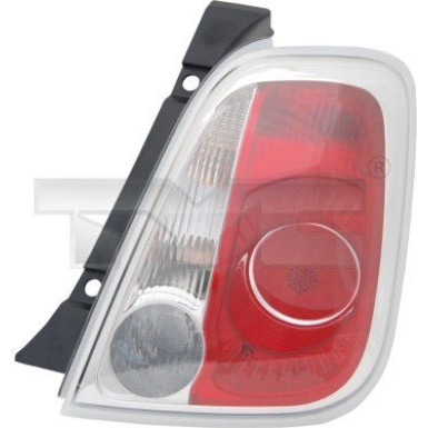 Heckleuchte R O K-PLATTE ROT/WEISS FIAT 500 ALLE 10,07-6,15 2510,659,1