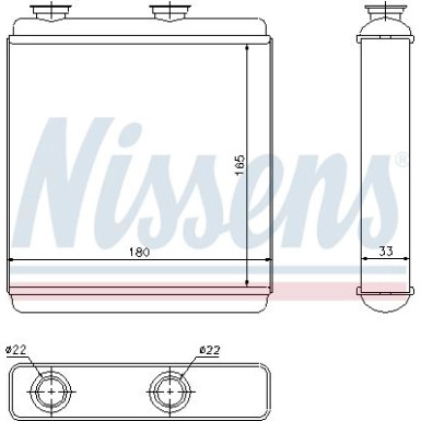 Heizkühler PKW 72663 Heizkühler PKW 72663