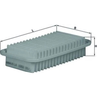 MAHLE Luftfilter LX 1002 MAHLE Luftfilter LX 1002