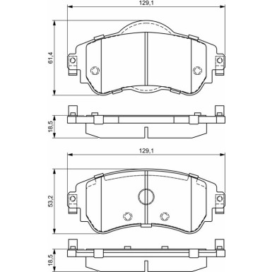 Bremsklötze CITROEN C4 0 986 494 690 Bremsklötze CITROEN C4 0 986 494 690