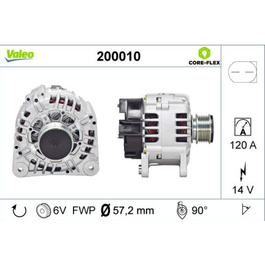 VALEO Generator 200010 VALEO Generator 200010