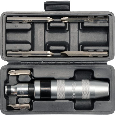 Schlag-Schraubendreher Satz Cr-V 6-Tlg YT-2802 Schlag-Schraubendreher Satz Cr-V 6-Tlg YT-2802
