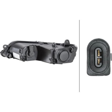 TAGFAHRLEUCHTE 12 V HELLA VW PASSAT 8,10-7,14 2PT 010 545-051