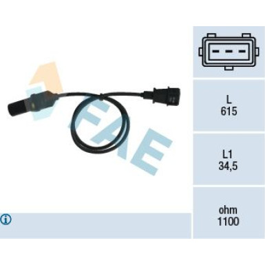 FAE Impulsgeber, Kurbelwelle 79005 FAE Impulsgeber, Kurbelwelle 79005