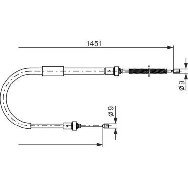 Handbremsseil li 1987477966 Handbremsseil li 1987477966