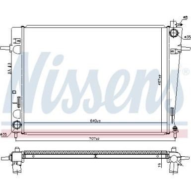 Wasserkühler PKW 675063 Wasserkühler PKW 675063