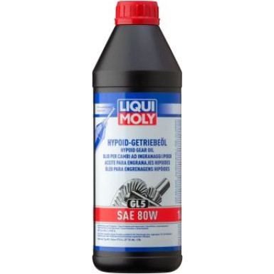 Liqui Moly Hypoid-Getriebeöl (GL5) SAE 80W 1 l 1025 1L Dose Kunststoff