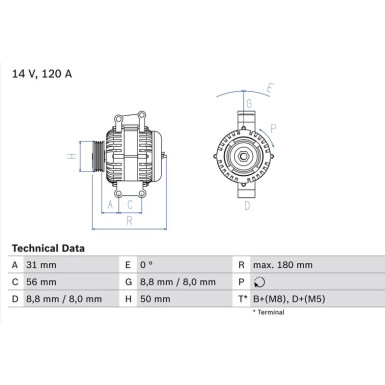 Lichtmaschine 0 986 043 900 Lichtmaschine 0 986 043 900