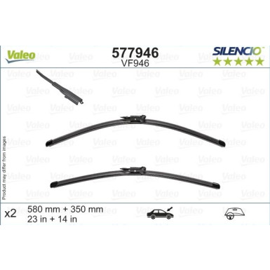 VALEO Silencio Flat Blade Set 577946