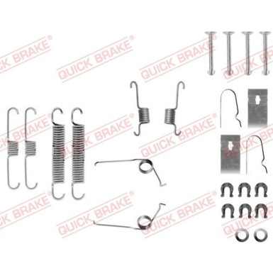 391-0693 Montagesatz f.Bremsbacken DAIHATSU Charade 87 105-0693