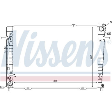 Wasserkühler PKW 67486