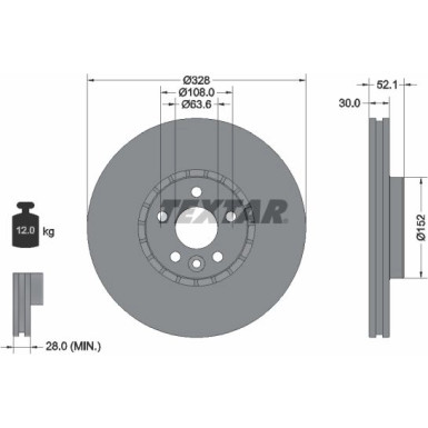 Bremsscheibe PRO+ 92196305 Bremsscheibe PRO+ 92196305