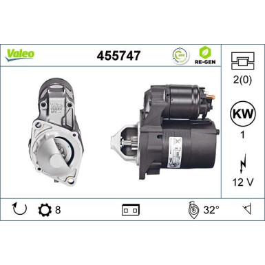 VALEO Anlasser 726151 VALEO Anlasser 726151