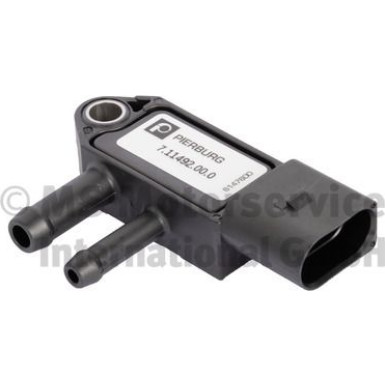 PIERBURG Sensor, Abgasdruck 7.11492.00.0 PIERBURG Sensor, Abgasdruck 7.11492.00.0
