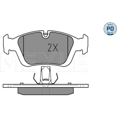 Bremsbelagsatz Bmw S. E46 98-/E36 90-/E85 Z4 03 MEYLE-PD: Advanced performance and design 025 232 8717/PD
