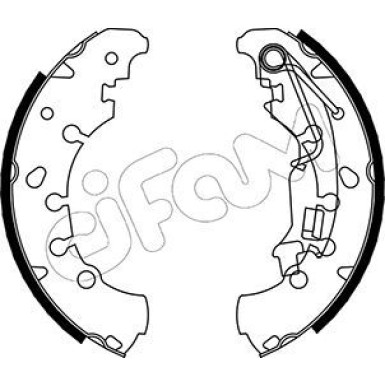 CIFAM Bremsbackensatz 153-092 CIFAM Bremsbackensatz 153-092