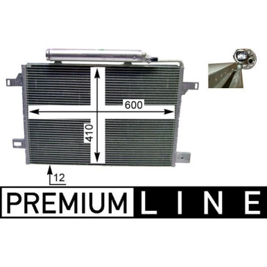 Kondensator, Klimaanlage AC 369 000P Kondensator, Klimaanlage AC 369 000P