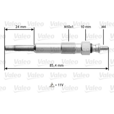 VALEO Glühkerze 345105 VALEO Glühkerze 345105