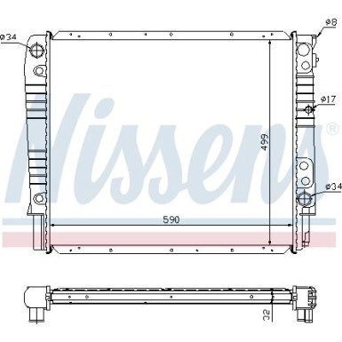 Wasserkühler PKW 65531A