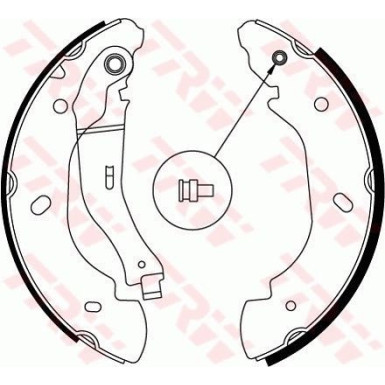 51 461 056 Bremsbacken GS8689 51 461 056 Bremsbacken GS8689