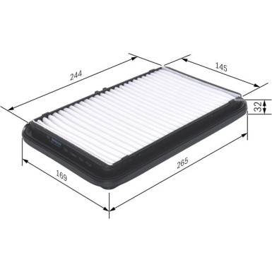 Luftfilter F 026 400 001 Luftfilter F 026 400 001