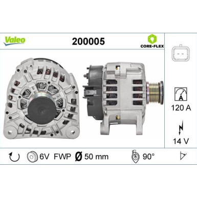 Generator VALEO CORE-FLEX 200005 Generator VALEO CORE-FLEX 200005