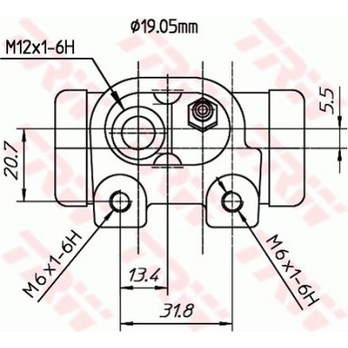 Radbremszylinder BWD307T