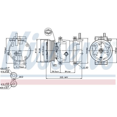 Kompressor PKW CHEVROLET Aveo 05 FIRST FIT 89221