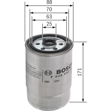 Kraftstofffilter F 026 402 013 Kraftstofffilter F 026 402 013