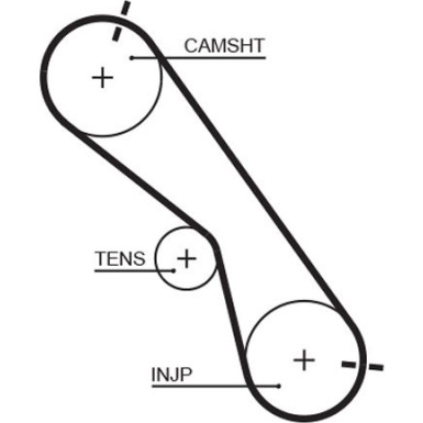 Zahnriemensatz K015560XS Zahnriemensatz K015560XS