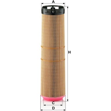 Mann & Hummel Luftfilter PKW MERCEDES W211, S211 Cdi C 12 178
