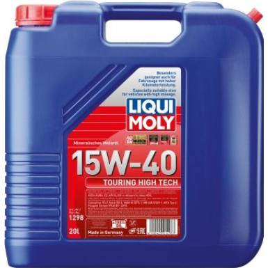 Liqui Moly Touring High Tech 15W-40 20 l 1298 20L Kanister Kunststoff