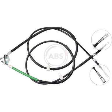 A.B.S. Handbremsseil Seilzug Festellbremse K19915 A.B.S. Handbremsseil Seilzug Festellbremse K19915