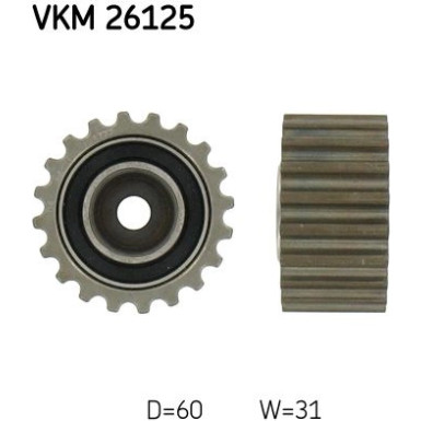 Umlenkrolle Synchrontrieb VKM 26125 Umlenkrolle Synchrontrieb VKM 26125