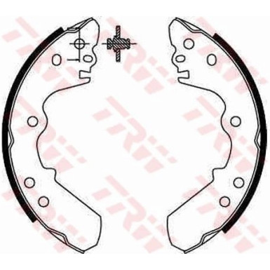 81 461 002 Bremsbacken GS8551 81 461 002 Bremsbacken GS8551