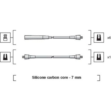 MAGNETI MARELLI Zündleitungssatz 941318111082