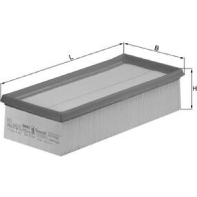 MAHLE Luftfilter LX 1008/3 MAHLE Luftfilter LX 1008/3