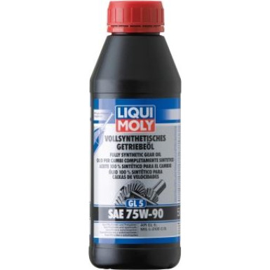 Liqui Moly Vollsynthetisches Getriebeöl (GL5) SAE 75W-90 500 ml 1413 500ml Dose Kunststoff Liqui Moly Vollsynthetisches Getriebeöl (GL5) SAE 75W-90 500 ml 1413 500ml Dose Kunststoff
