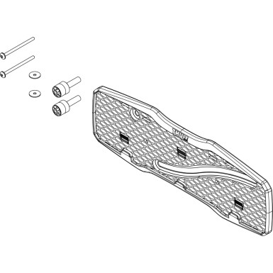 Thule EasyFold Number Plate Holder Kit 1500052372 Thule EasyFold Number Plate Holder Kit 1500052372