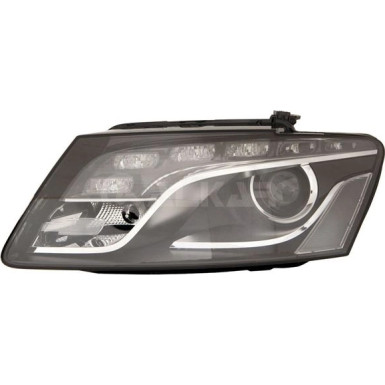 XENON-SW L D3S/LED +MOT SCHWARZ/CHROM AUDI Q5 11,08-8,12 -STG -ZG -LAMP 1360,538,1