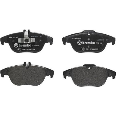 BREMBO Bremsklötze HA P 50 104