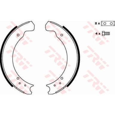 52 461 012 Bremsbacken GS6075 52 461 012 Bremsbacken GS6075
