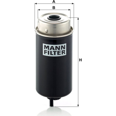 Mann & Hummel Kraftstofffilter LKW JOHN DEERE WK 8172