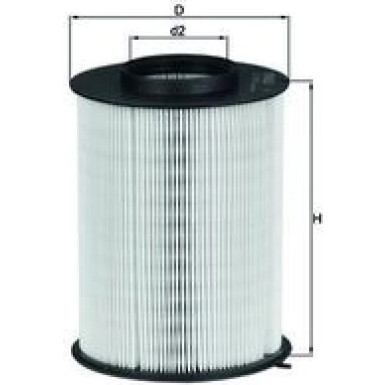 MAHLE Luftfilter LX 1780/3