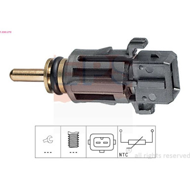 Sensor, Kühlmitteltemperatur Made in Italy - OE Equivalent 1.830.279