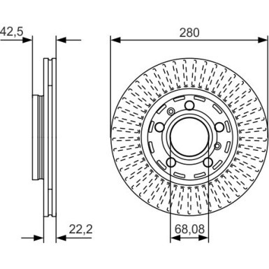 Bremsscheibe 0 986 479 C89 Bremsscheibe 0 986 479 C89