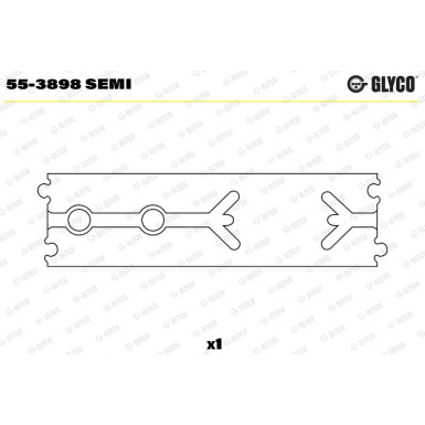 GLYCO Lagerbuchse, Pleuel 55-3898 SEMI
