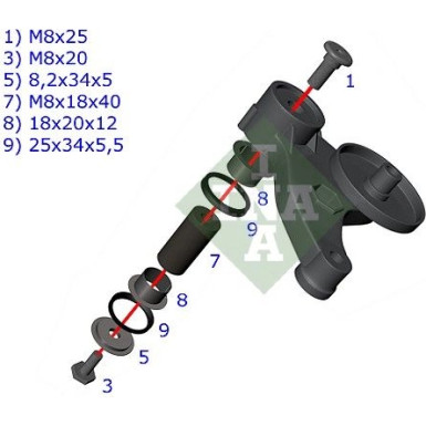 Reparatursatz, Spannarm-Keilrippenriemen 533 0117 10 Reparatursatz, Spannarm-Keilrippenriemen 533 0117 10